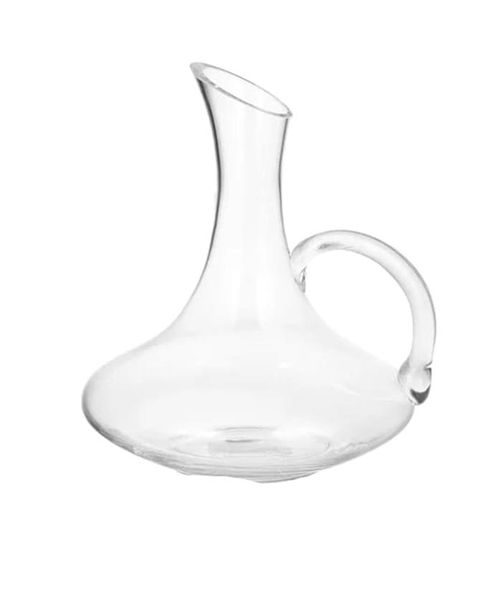 Crystal Wine Decanter Lead-free Glass with Handle