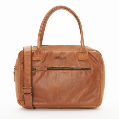 Woodstock leather tote on sale bag