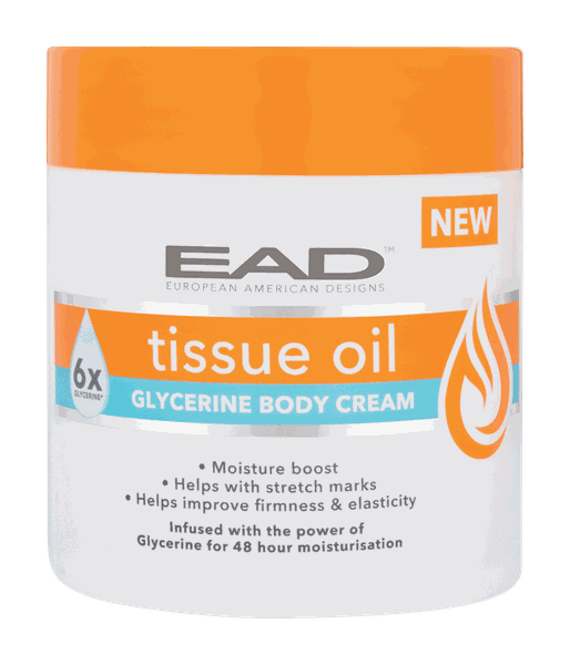 EAD Body Cream Glycerine 500ml, X6 More Glycerine, 6 Pack