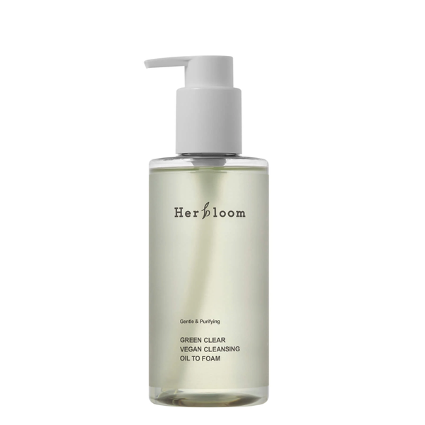Herbloom Green Clear Vegan Cleansing Oil to Foam