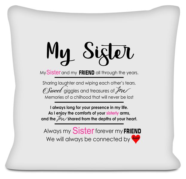 My Sister Scatter Cushion