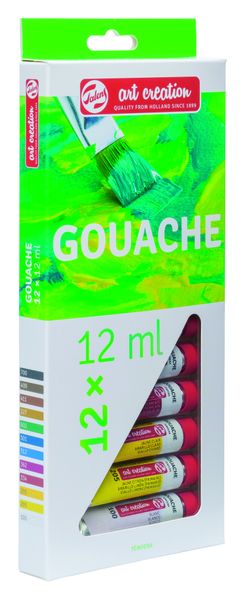 ArtCreation Expression Gouache 12 x 12ml Set