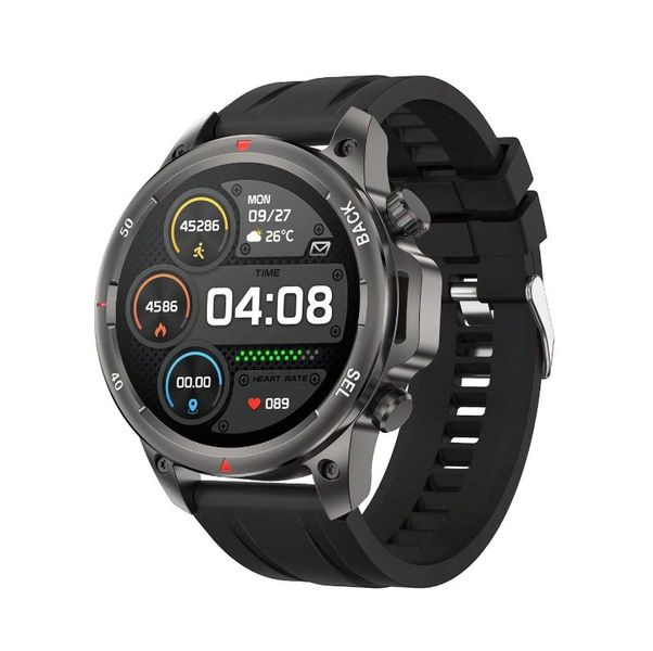 DK68 - IP67 Waterproof Sports Smart Watch with Smart Notifications - Black