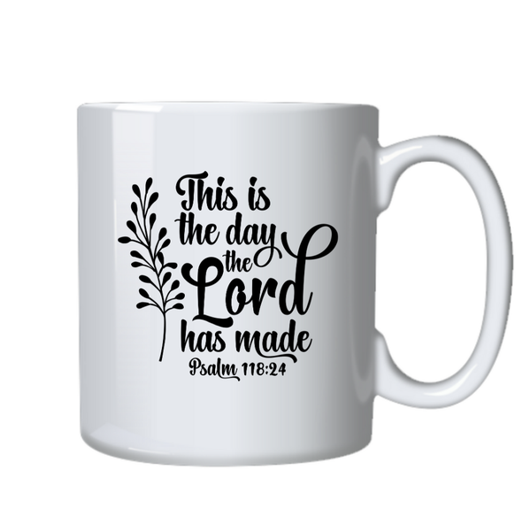 This is the Day Lord Christian Theme Birthday Christmas Gift Cup Mug 402