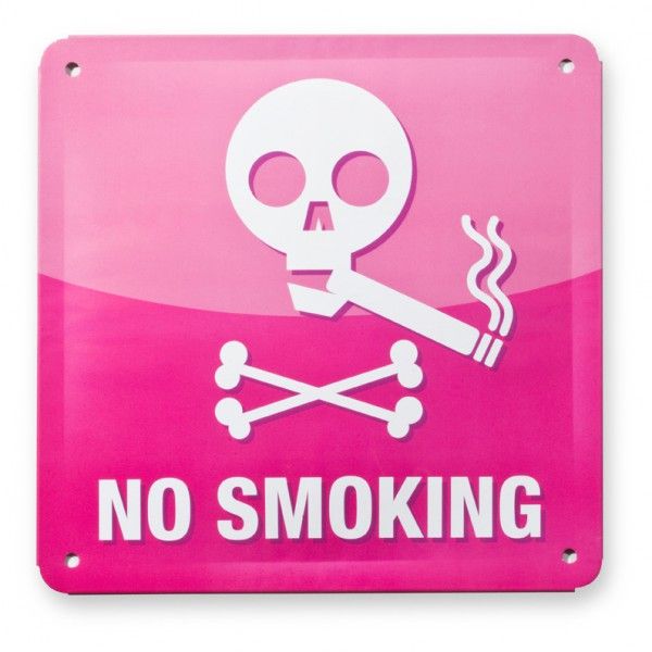 Offline Apps / No Smoking, Blechschild / Tin-Plate Sign