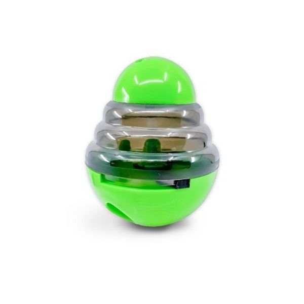 Food Dispensing Tumbler for Small Cats and Dogs - Blue