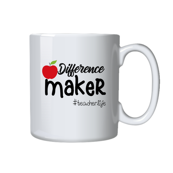 Teacher Coffee Mug - Difference Maker #Teacherlife