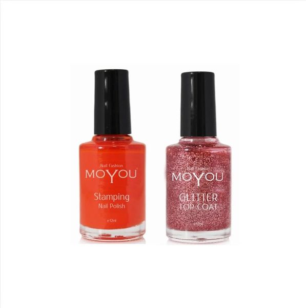 Moyou Sunset Sparkle Nail Polish Combo