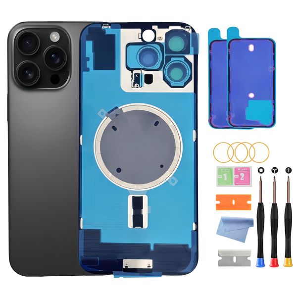 Back Glass Replacement Compatible with iPhone 16 Pro Max with Magesafe