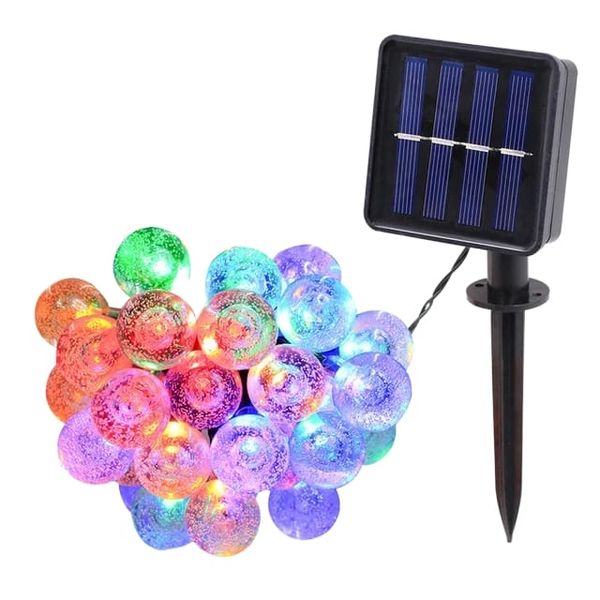 Waterproof Garden Decoration Solar Bubble Ball String Light 5M