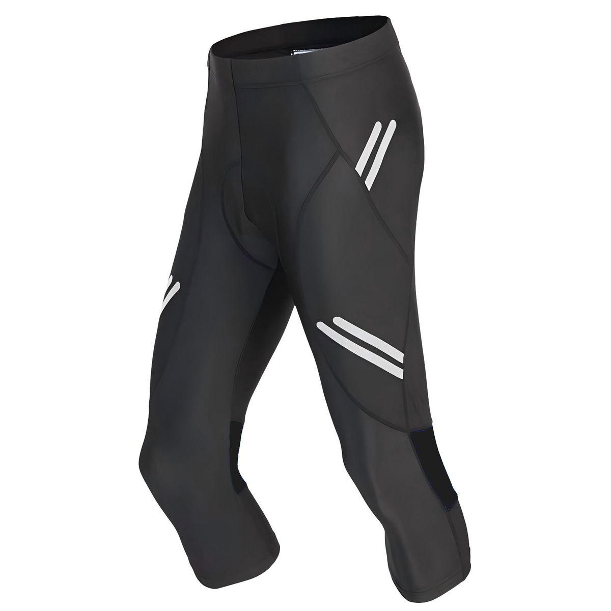 Men's Reflective Cycling Shorts Cycling Pants Quick-Dry Breathable Padded