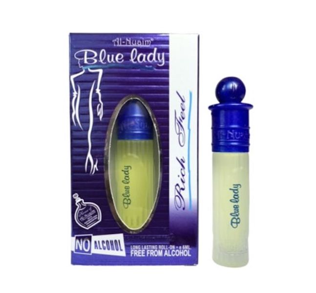 Al-Nuaim Blue Lady Oil Perfume 6ml Concentrated Perfume Roll On