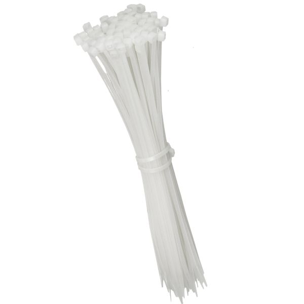 Zenith - Cable Ties - White - 50 Pieces
