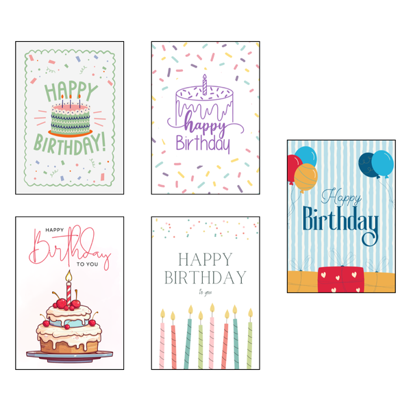 Premium Birthday Greeting Card Pack