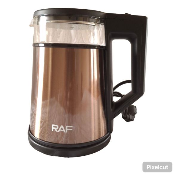 RAF Brown, Transparent Stainless Steel 1.8 L Kettle