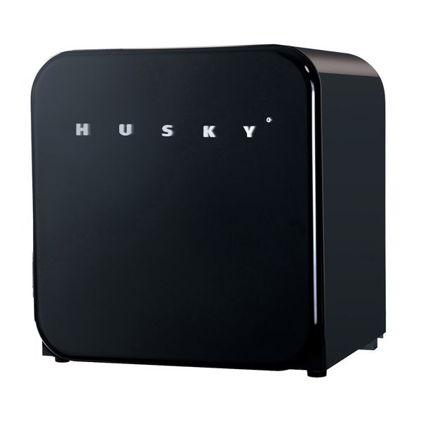 Husky - 46l Countertop Retro Fridge - Black