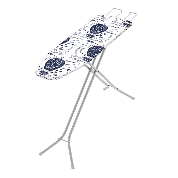 Colombo 110×32cm Light Steel Iron Board with Zinced Wire Iron Rest - Easy