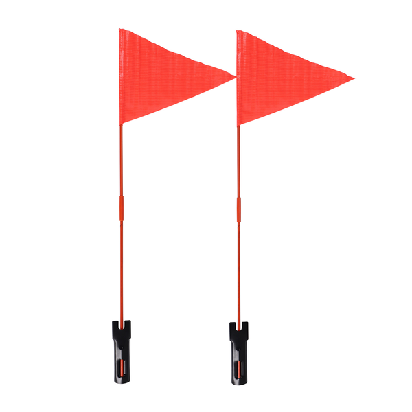 6Ft Bicycle Safety Flag Pole Flag with Mounting Bracket Waterproof