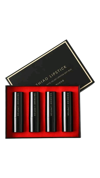 4 Piece Matte Velvet Lipstick Set