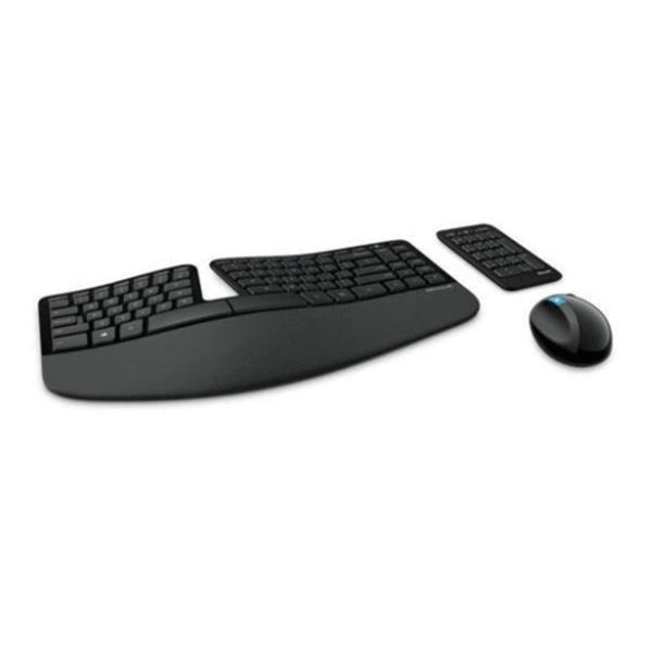 Microsoft Sculpt Ergonomic Keyboard and Mouse Combo USB QWERTY Black