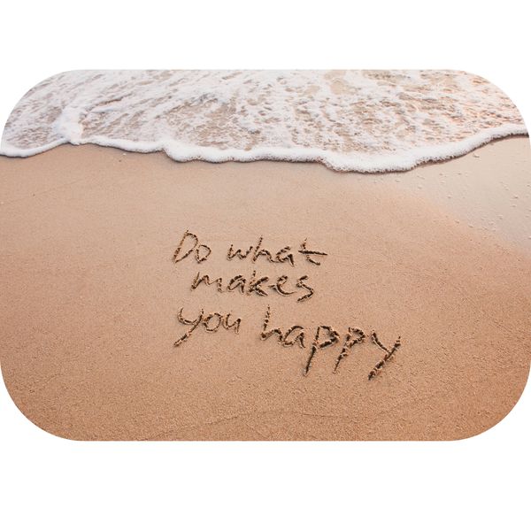 Do what makes you happy Printed Mouse Pad