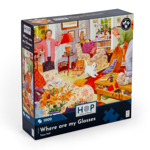 House of Puzzles - Where are my Glasses - 1000 Piece Jigsaw Puzzle