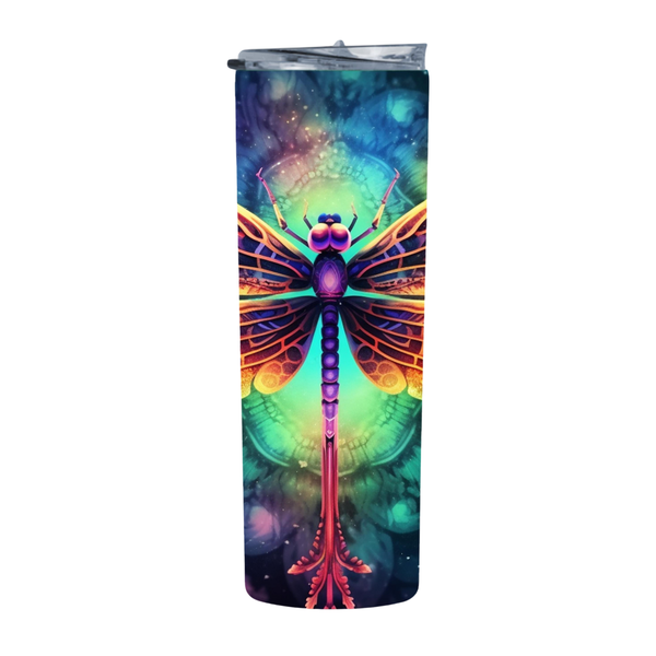 Glowin Dragonfly 47 20 Oz Straight Skinny Tumbler 202