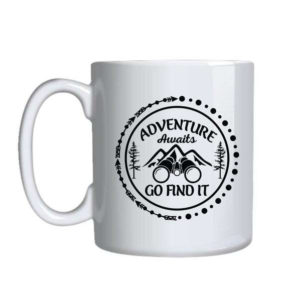 Go Find it Mugs for Adventure Lovers Funny Trendy Graphic Cup Present 013