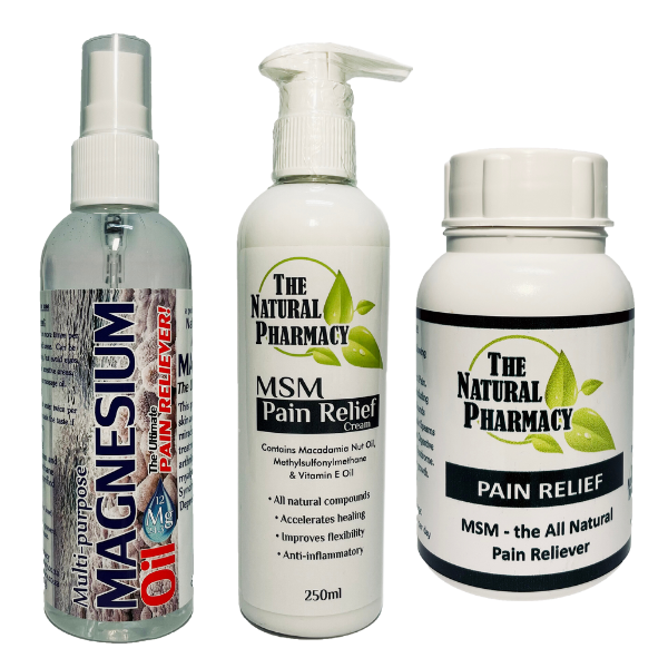 Natural Product for Pain, Sports or Age Magnesium, Muscle Joints Inflam Buy Online in South