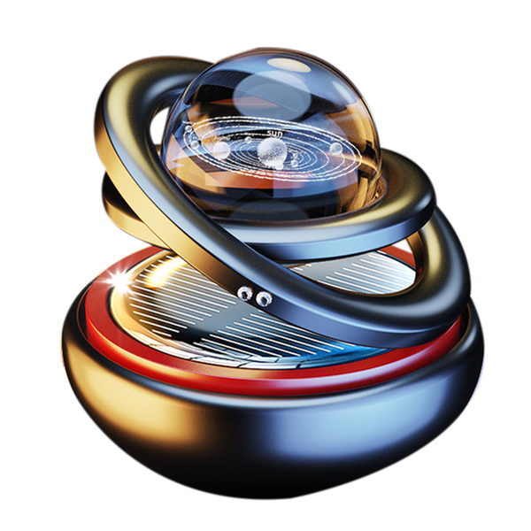 Solar Rotating Perfume Vehicl Interstellar Suspension Car Perfume -C
