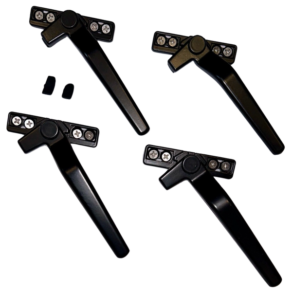 Black Aluminium Solid Handle Combo 4