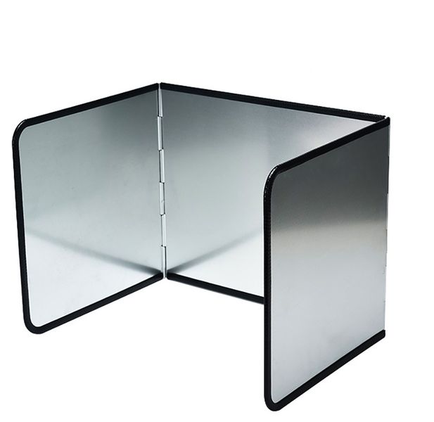 Kitchen Anti Splatter Shield Guard Foldable Stainless Steel Camping Stove