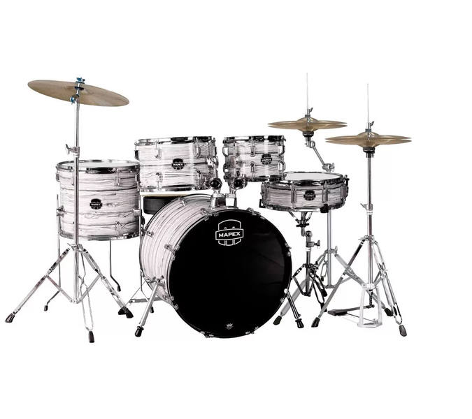 Mapex COMET Rock Drum Kit - White Marblewood