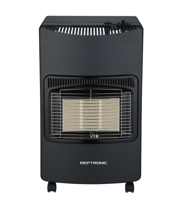 Reptronic Roll About Gas Indoor Heater Gas hose and regulator