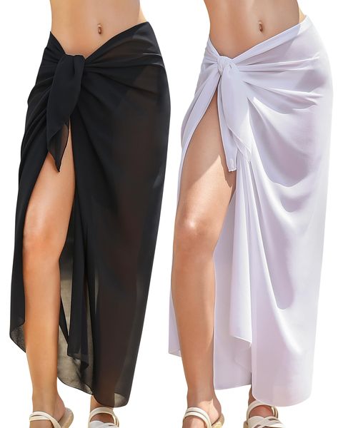 Women's Beach Sarong Chiffon Swimsuit Cover-up Bikini Swimsuit Cover-up