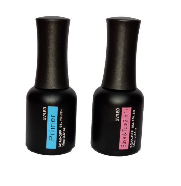 Primer and 2-in1 UV Base and Top Coat Set