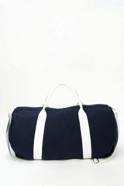 Canvas Navy Travel Bag