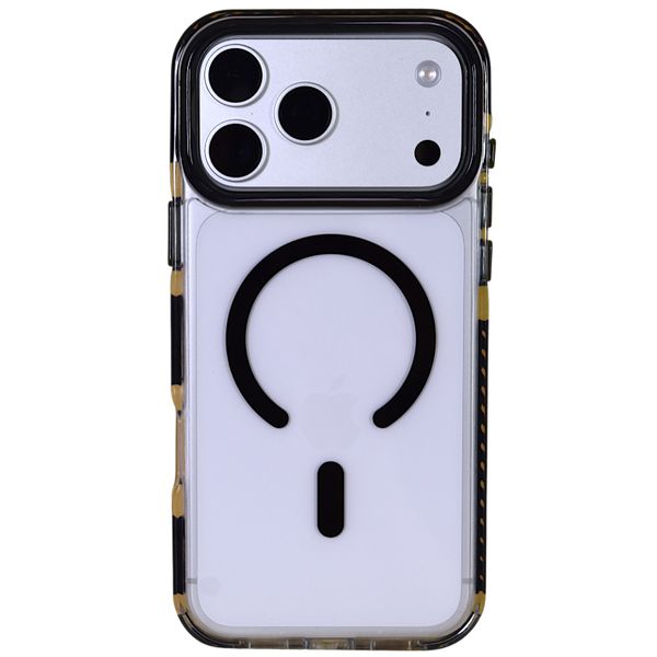 Clear Phone Case with Black Accents - Compatible with iPhone 17