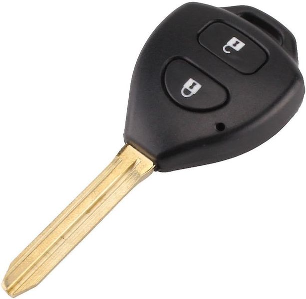 2 Button Key Case Shell Compatible with Toyota Hilux Corolla Rav4 Yaris Camry