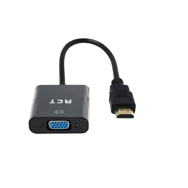 RCT HDMI to VGA (male to female) Adaptor with Audio