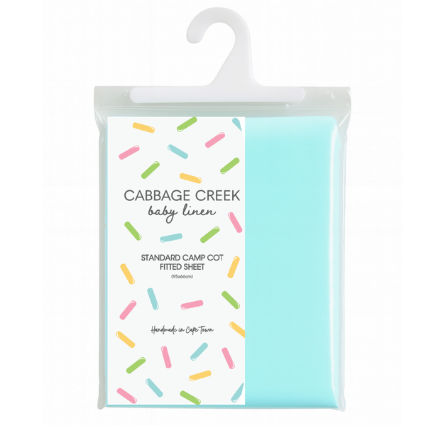 Cabbage Creek - Standard Camp Cot Fitted Sheet - Mint