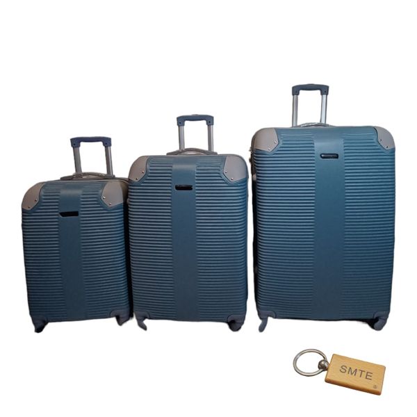 G3 Premium Suitcase Luggage Collection Set with Keyring - 3-Piece