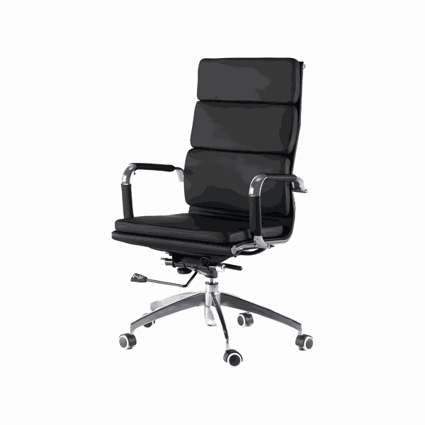 Office Chair - High Back, Chrome, BIFMA Approved