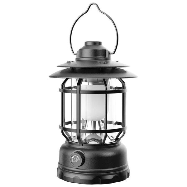 Portable Outdoor Waterproof Rechargeable Lantern LED Hanging Light