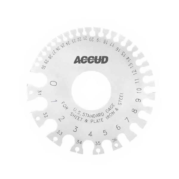ACCUD U.S. Standard Sheet Metal Gauge (741-036-12)