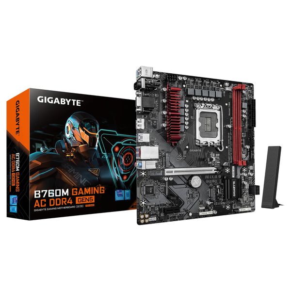 GIGABYTE B760M GAMING AC DDR4 GEN5 Motherboard