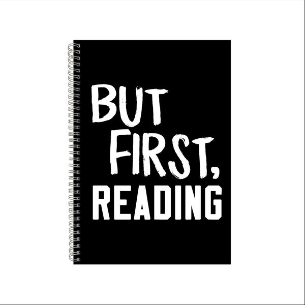 Reading Notebook Reader Gift Idea Writing Books A4 Notepad 05