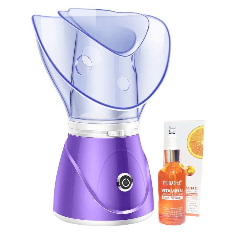 Gimme Facial Spa Steamer w/ Dr Rashel Vitamin C Face Serum Shop Today