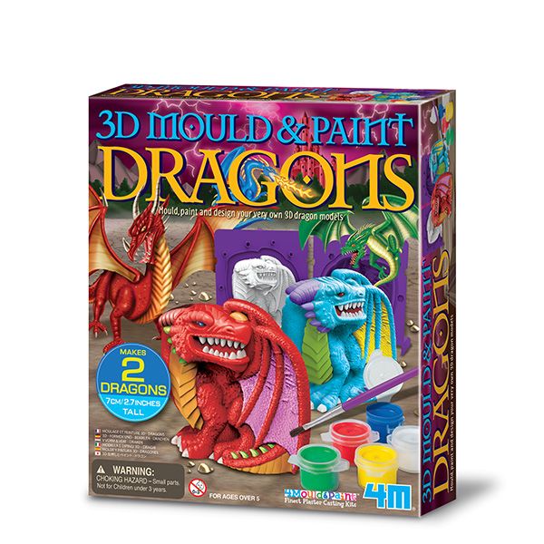 4m - 3d Mould &amp; Paint Dragon