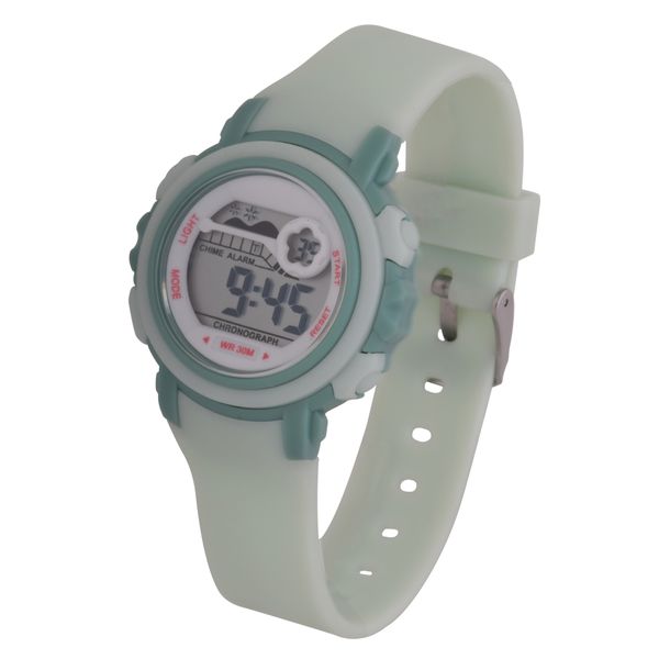 Digitime Teens Girls Pastel Digital Watch - Green